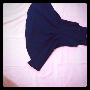 100% polyester blue styled dress